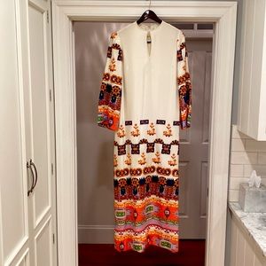 Vintage 1971 Mollie Parnis Boutique Maxi Dress